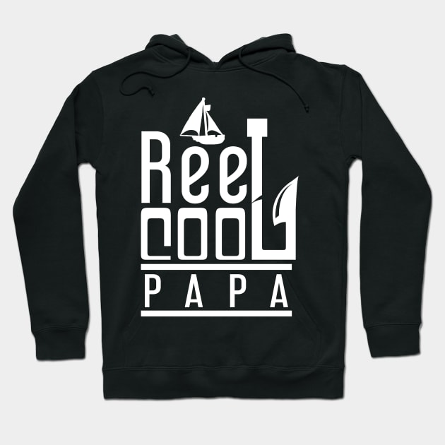 'Reel Cool Papa' Awesome Fishing Father's Day Gift Hoodie by ourwackyhome